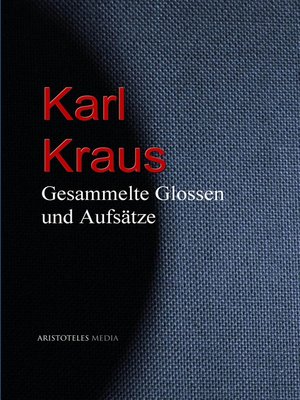 cover image of Gesammelte Glossen und Aufsätze